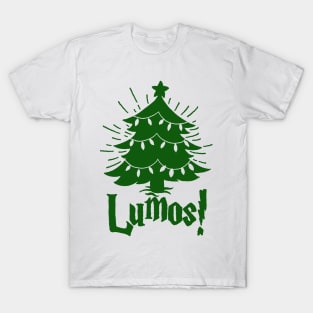 Christmas Lumos Pine Tree T-Shirt